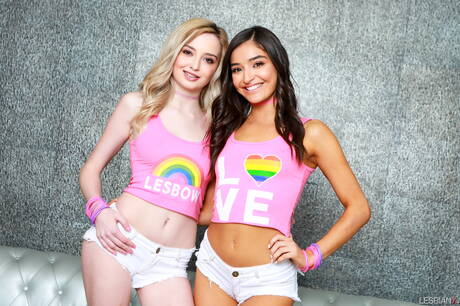 Lesbian X invite you to explore xxx pictures with Emily Willis and Lexi Lore in some sensual lesbian action